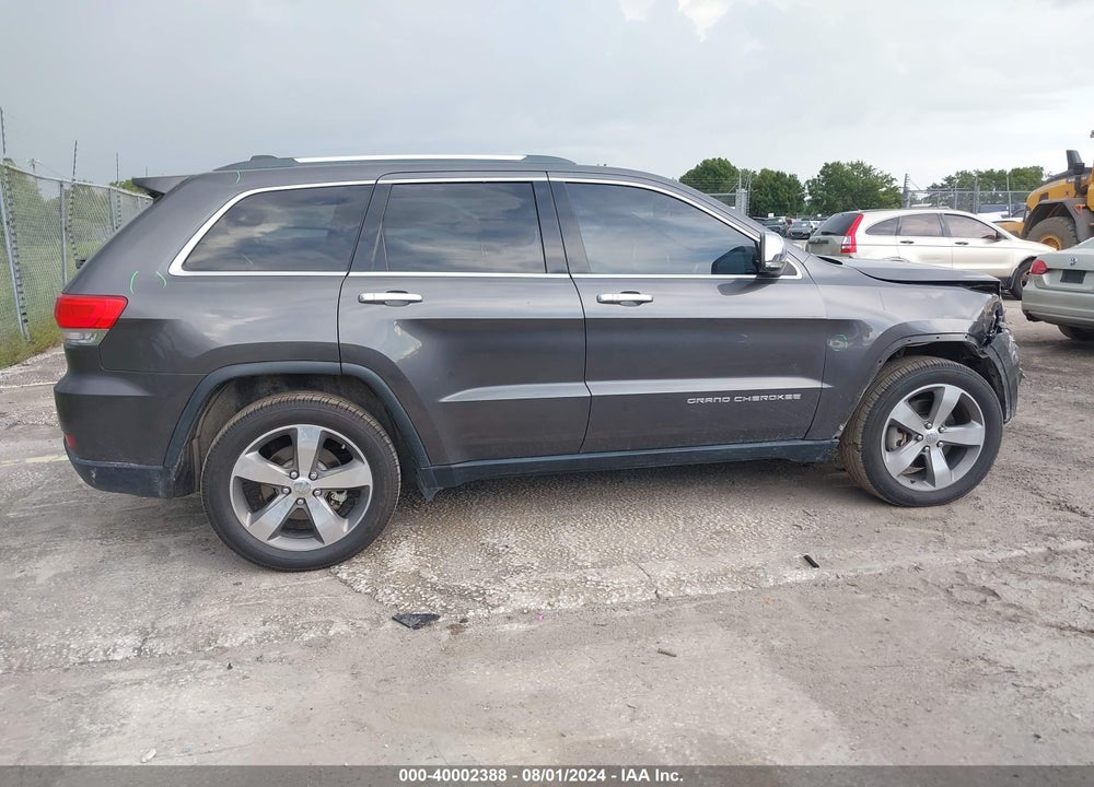 2014 JEEP GRAND CHEROKEE LIMITED VIN: 1C4RJFBT4EC139780