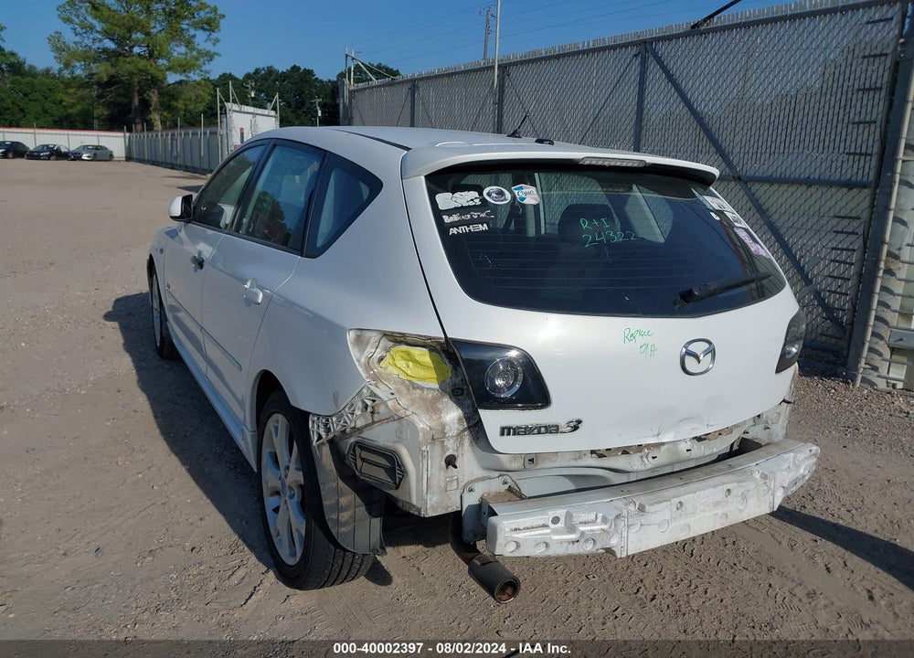 2008 MAZDA 3 S TOURING VIN: JM1BK343X81872071
