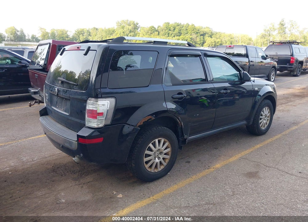 2009 MERCURY MARINER PREMIER V6 VIN: 4M2CU87G39KJ04402