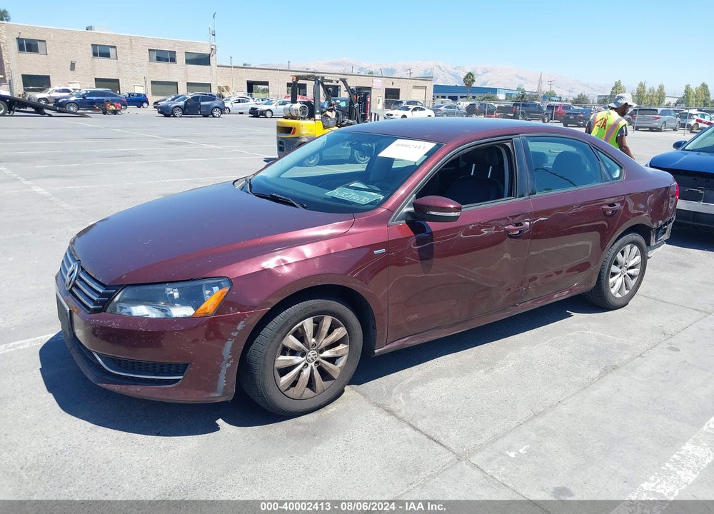2013 VOLKSWAGEN PASSAT 2.5L WOLFSBURG EDITION VIN: 1VWAP7A30DC145509