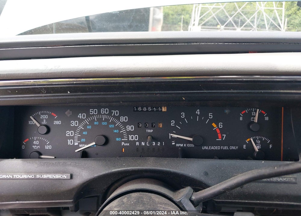 1997 BUICK LESABRE CUSTOM VIN: 1G4HP52K6VH477238