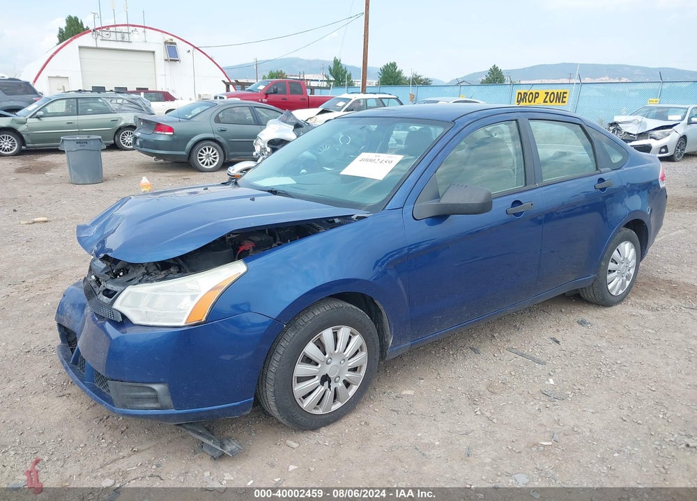 2008 FORD FOCUS S VIN: 1FAHP34N48W150634