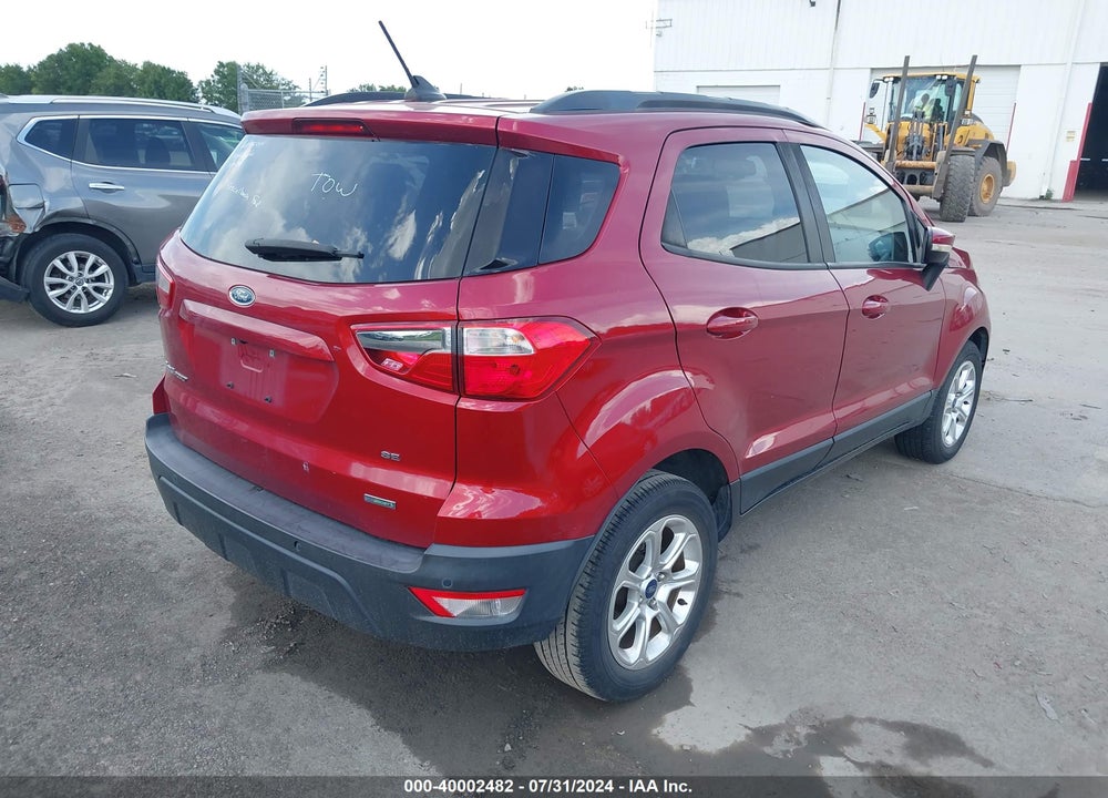 2018 FORD ECOSPORT SE VIN: MAJ3P1TE0JC179006