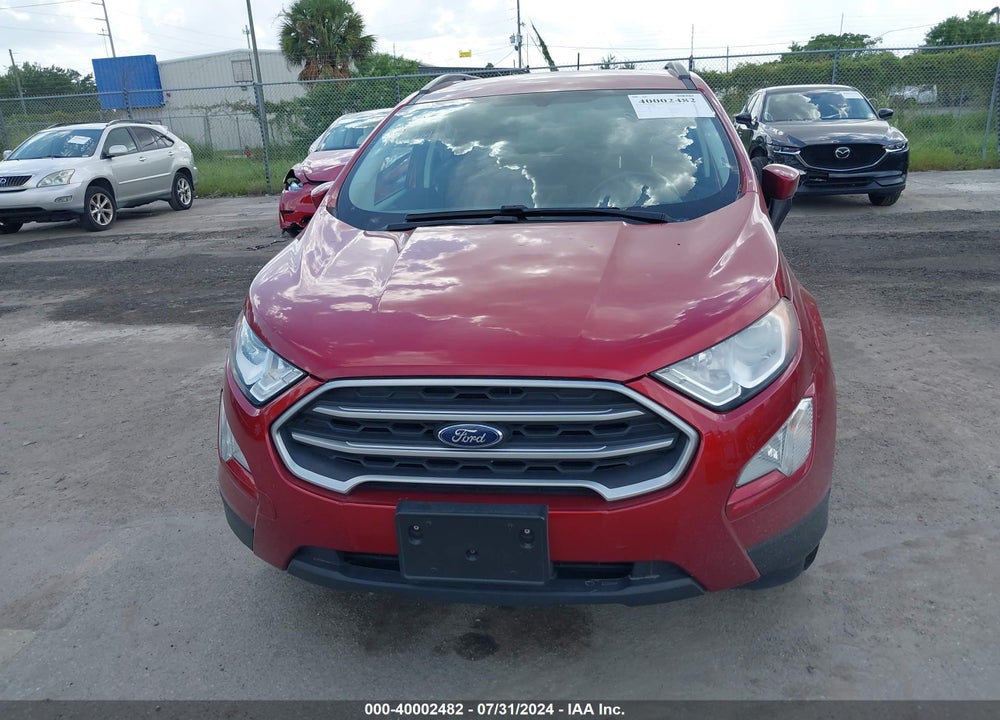 2018 FORD ECOSPORT SE VIN: MAJ3P1TE0JC179006