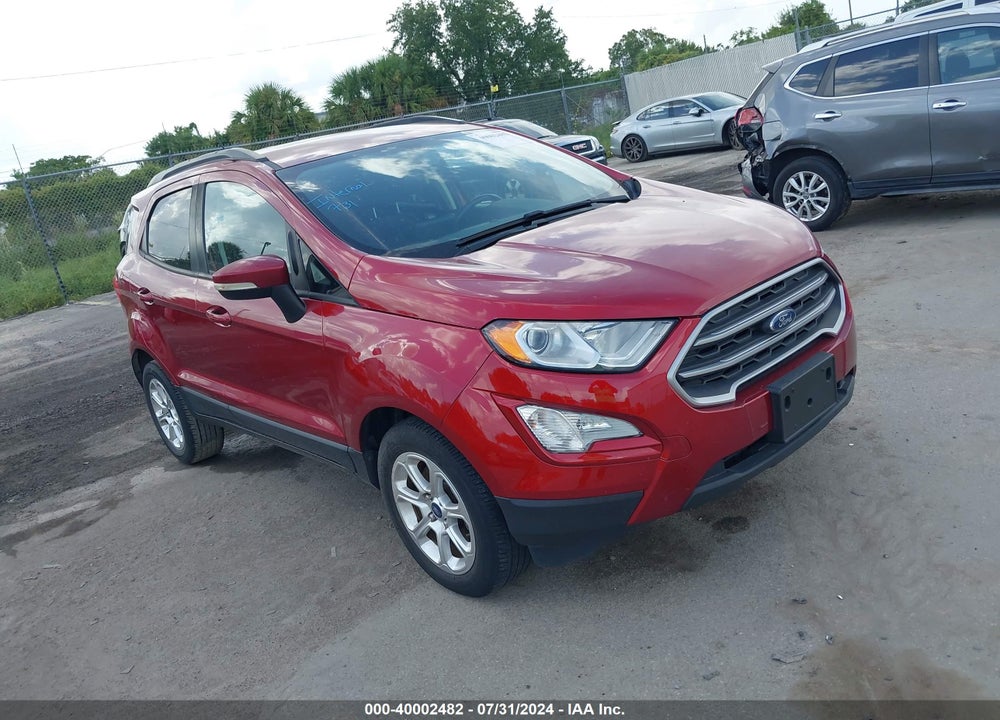 2018 FORD ECOSPORT SE VIN: MAJ3P1TE0JC179006