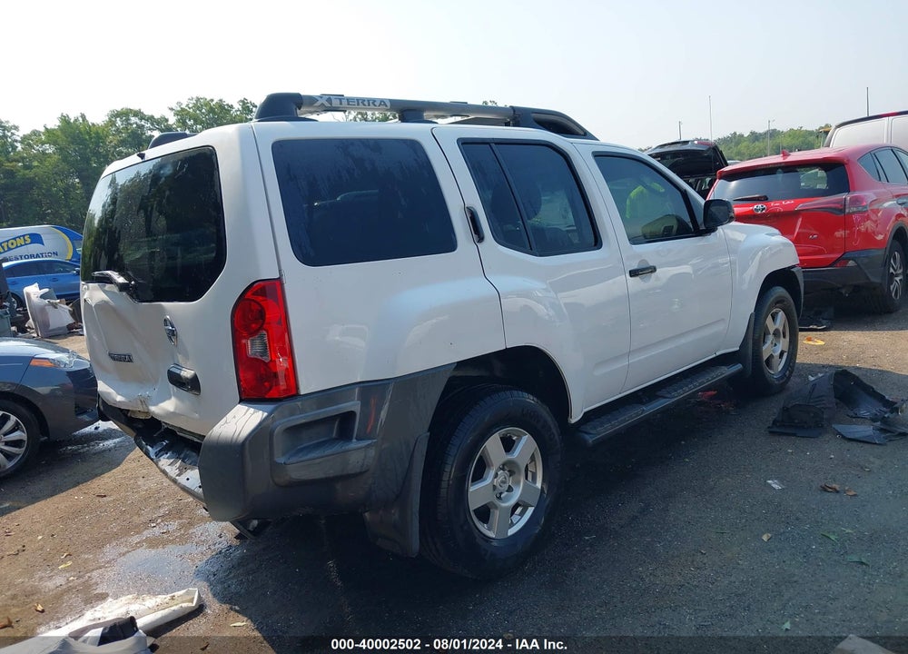 2008 NISSAN XTERRA S VIN: 5N1AN08W28C537618