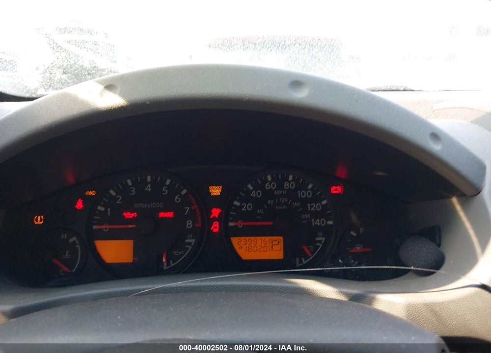 2008 NISSAN XTERRA S VIN: 5N1AN08W28C537618