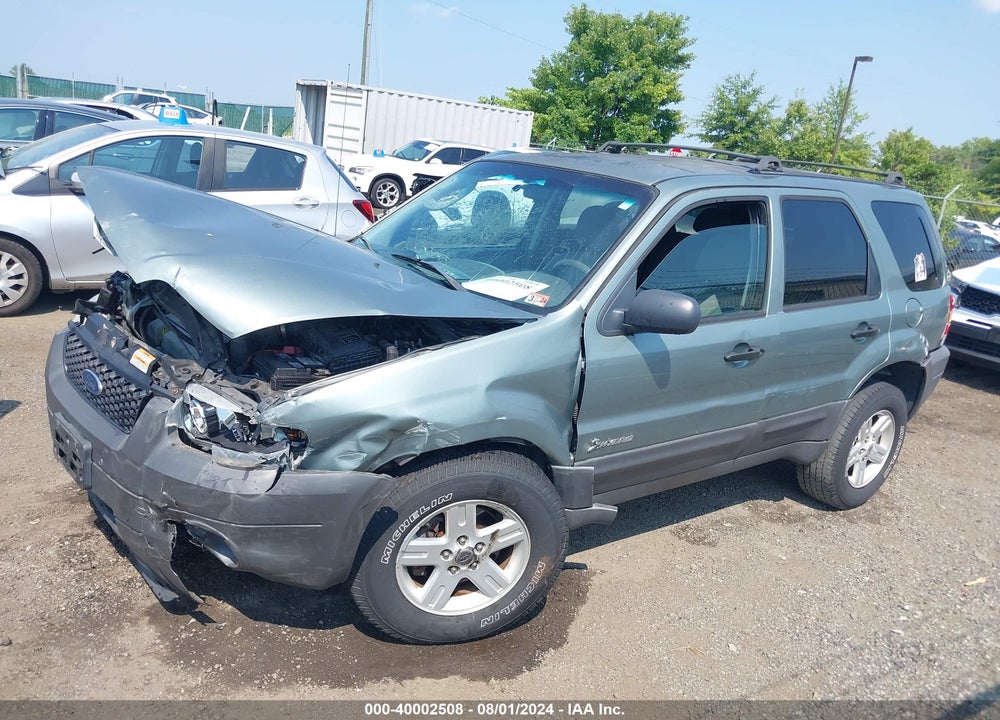 2006 FORD ESCAPE HYBRID VIN: 1FMYU95HX6KB80008
