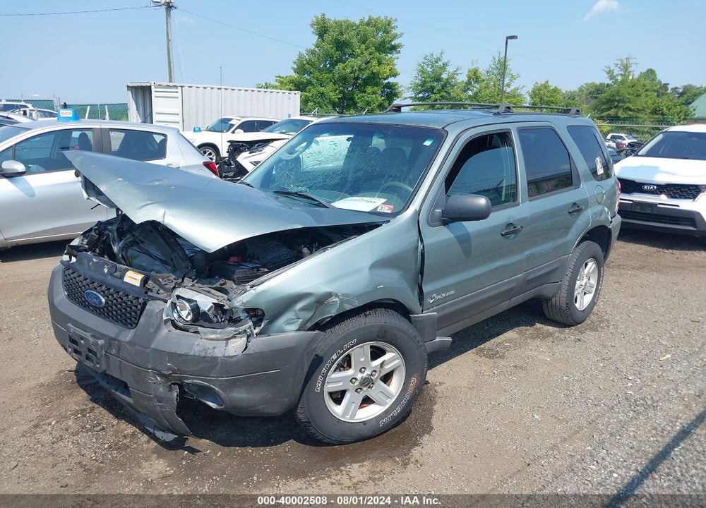 2006 FORD ESCAPE HYBRID VIN: 1FMYU95HX6KB80008