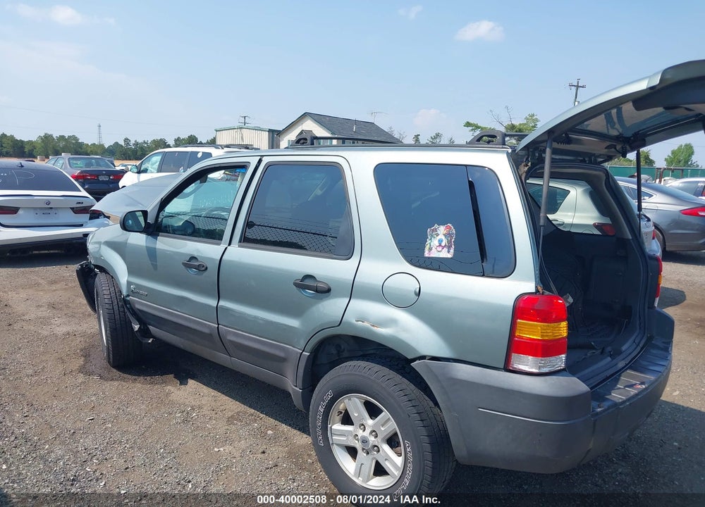 2006 FORD ESCAPE HYBRID VIN: 1FMYU95HX6KB80008