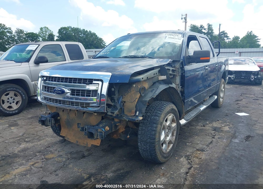 2013 FORD F-150 XLT VIN: 1FTFW1EF1DFA98521