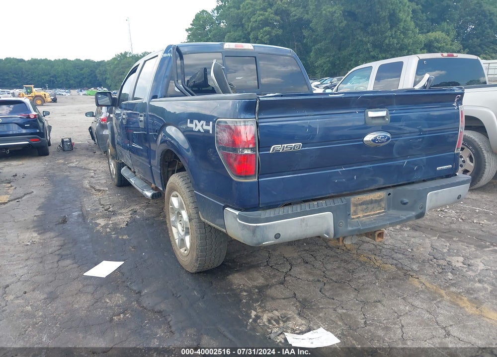 2013 FORD F-150 XLT VIN: 1FTFW1EF1DFA98521