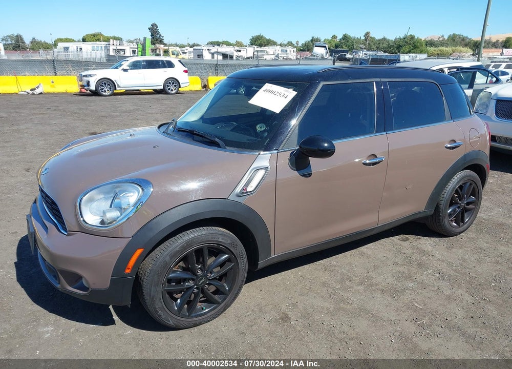 2012 MINI COOPER S COUNTRYMAN VIN: WMWZC5C5XCWM11679