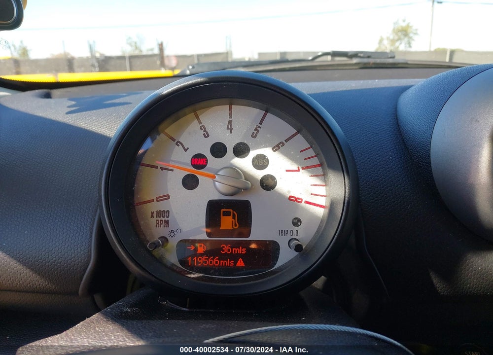 2012 MINI COOPER S COUNTRYMAN VIN: WMWZC5C5XCWM11679