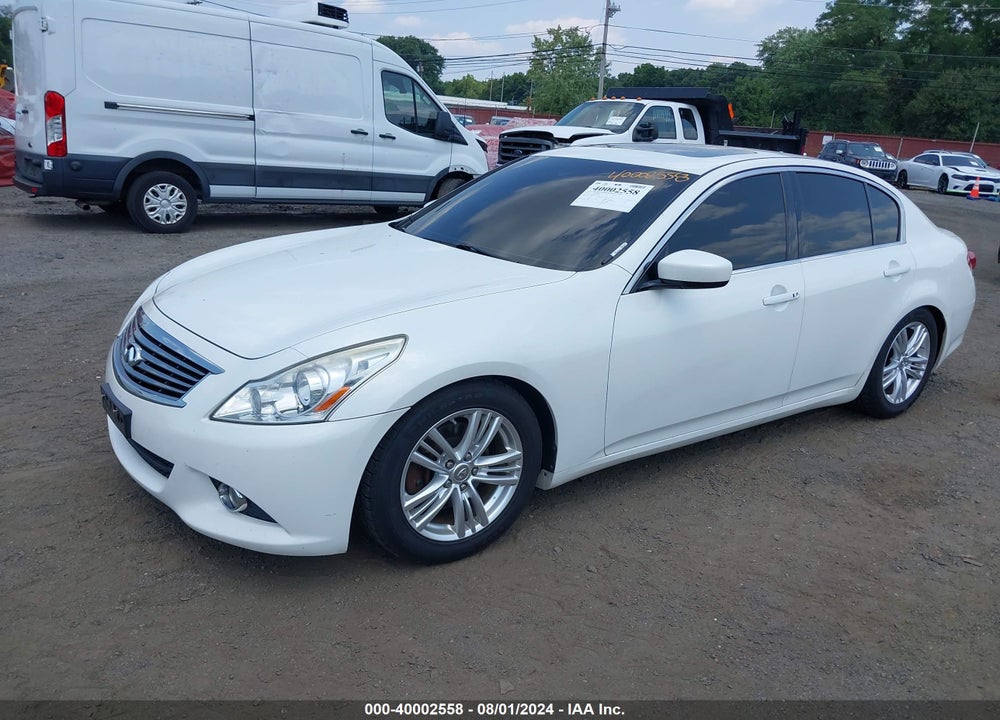 2012 INFINITI G37X VIN: JN1CV6AR3CM975199