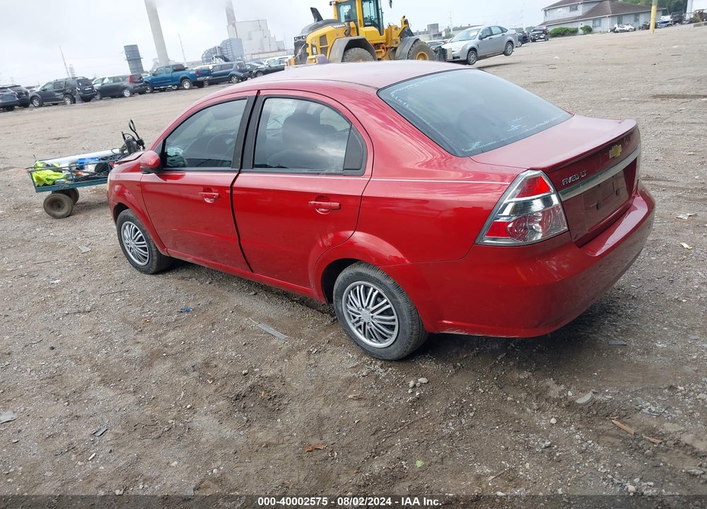 2011 CHEVROLET AVEO 1LT VIN: KL1TD5DE2BB207511