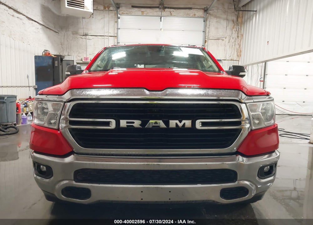 2019 RAM 1500 BIG HORN/LONE STAR QUAD CAB 4X4 6'4 BOX VIN: 1C6SRFBT9KN602188