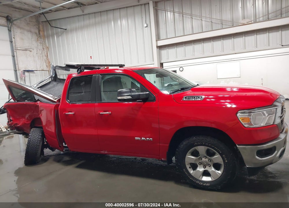 2019 RAM 1500 BIG HORN/LONE STAR QUAD CAB 4X4 6'4 BOX VIN: 1C6SRFBT9KN602188