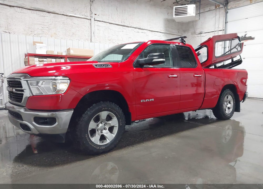 2019 RAM 1500 BIG HORN/LONE STAR QUAD CAB 4X4 6'4 BOX VIN: 1C6SRFBT9KN602188