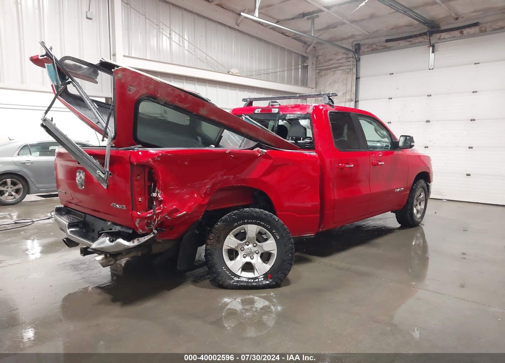 2019 RAM 1500 BIG HORN/LONE STAR QUAD CAB 4X4 6'4 BOX VIN: 1C6SRFBT9KN602188