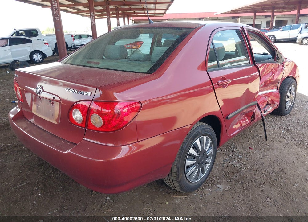 2006 TOYOTA COROLLA CE VIN: JTDBR32E160062914