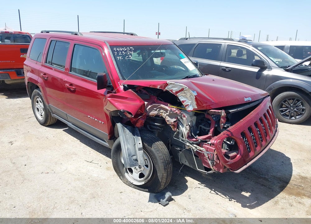 2016 JEEP PATRIOT SPORT VIN: 1C4NJPBA6GD810611