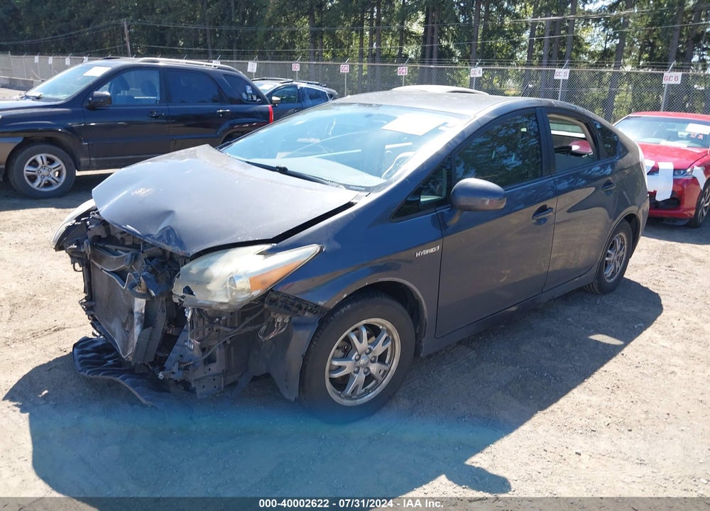 2011 TOYOTA PRIUS THREE VIN: JTDKN3DU5B0276198
