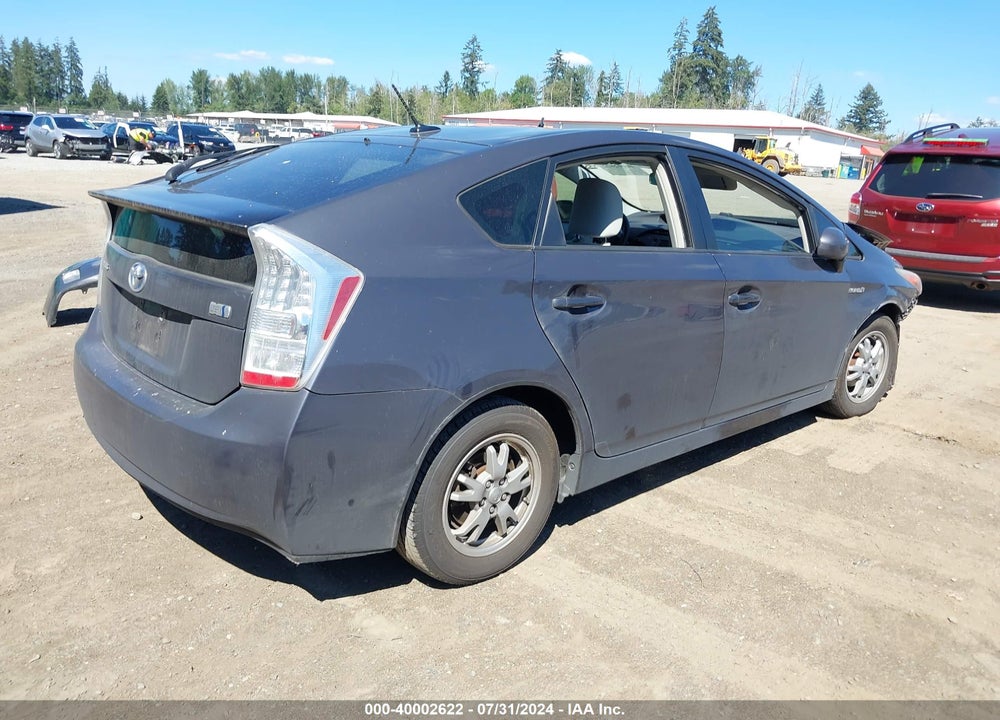 2011 TOYOTA PRIUS THREE VIN: JTDKN3DU5B0276198