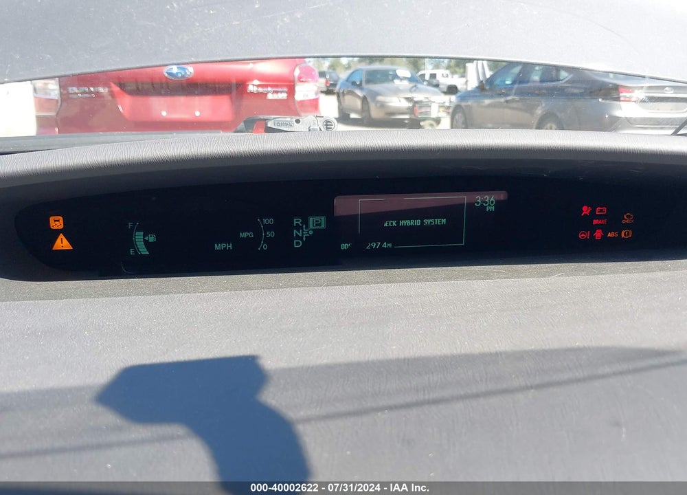 2011 TOYOTA PRIUS THREE VIN: JTDKN3DU5B0276198