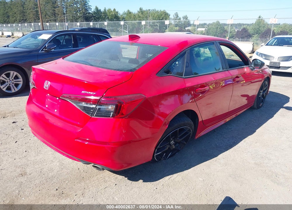 2023 HONDA CIVIC SPORT VIN: 2HGFE2F58PH514048