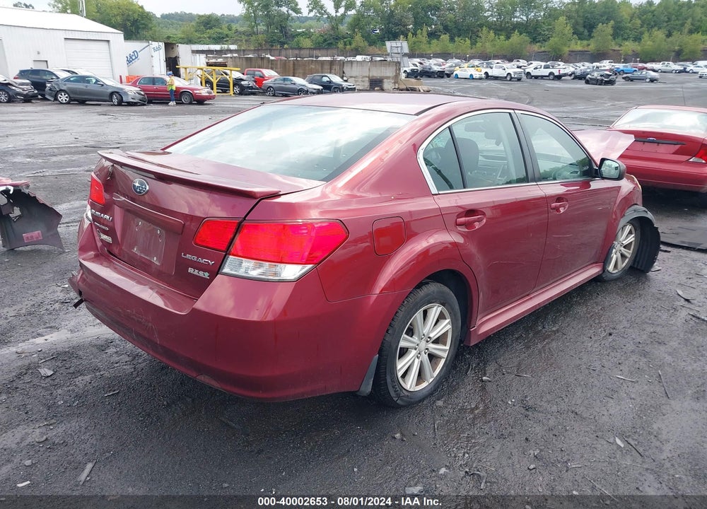 2011 SUBARU LEGACY 2.5I PREMIUM VIN: 4S3BMBG66B3243848