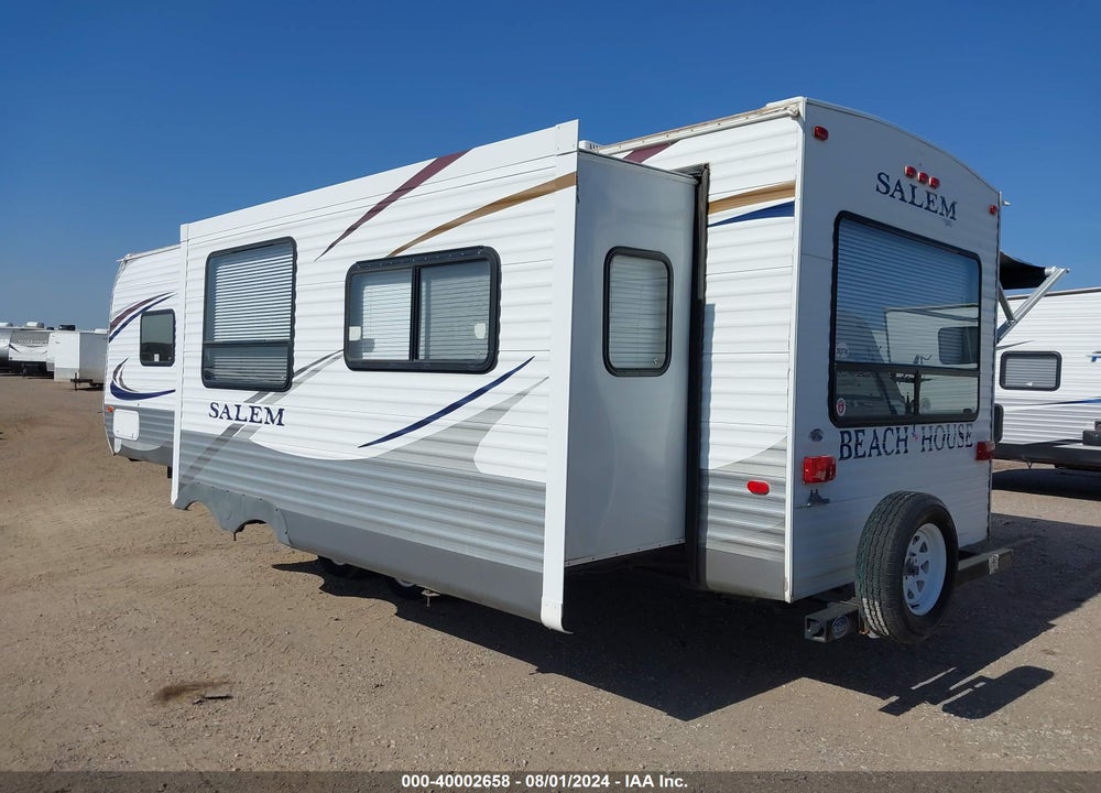 2013 FOREST RIVER SALEM 27RLSS VIN: 4X4TSMC26DA305623