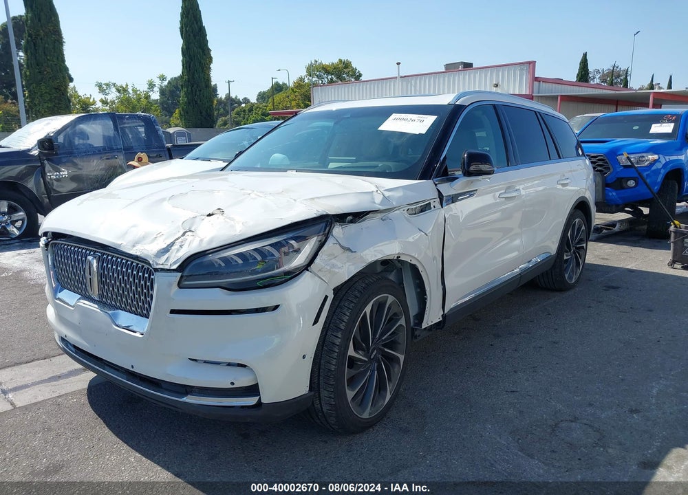 2022 LINCOLN AVIATOR RESERVE VIN: 5LM5J7WC5NGL10570