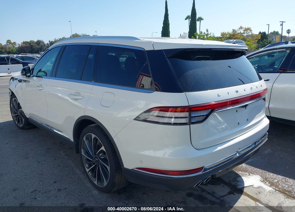 2022 LINCOLN AVIATOR RESERVE VIN: 5LM5J7WC5NGL10570