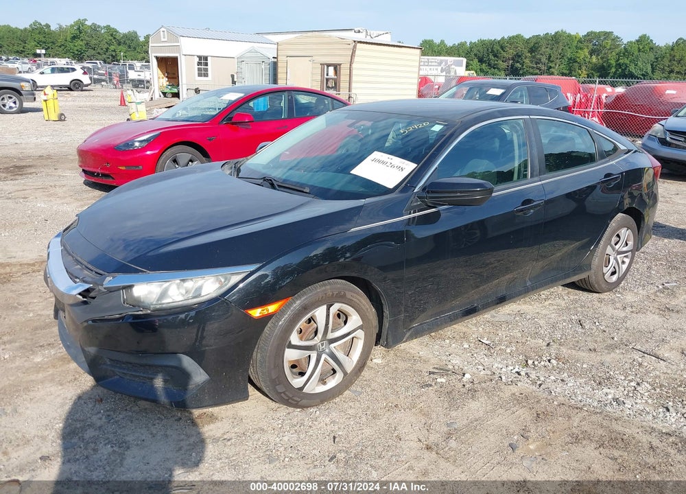 2016 HONDA CIVIC LX VIN: 19XFC2F53GE052420