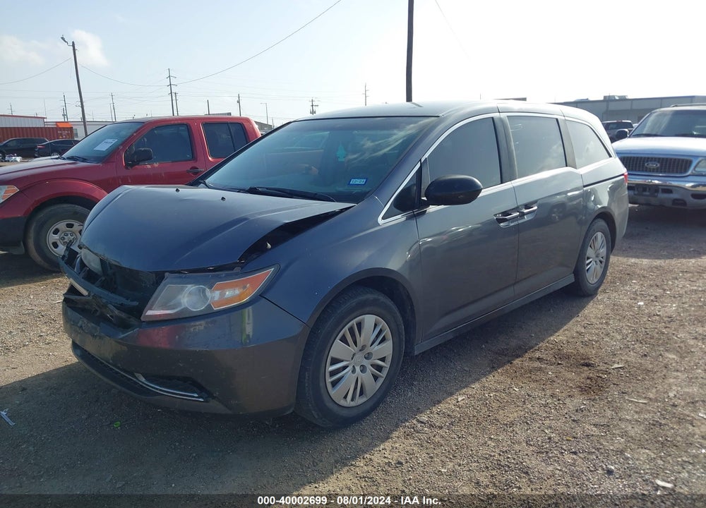 2016 HONDA ODYSSEY LX VIN: 5FNRL5H27GB110864