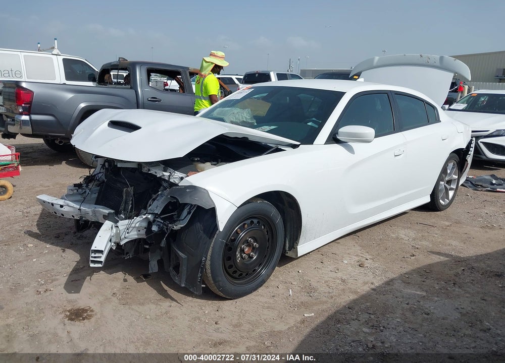 2022 DODGE CHARGER GT RWD VIN: 2C3CDXHG4NH125618
