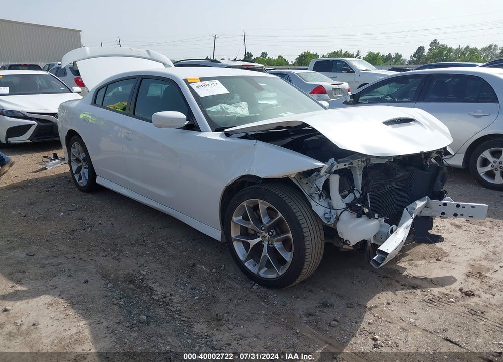2022 DODGE CHARGER GT RWD VIN: 2C3CDXHG4NH125618