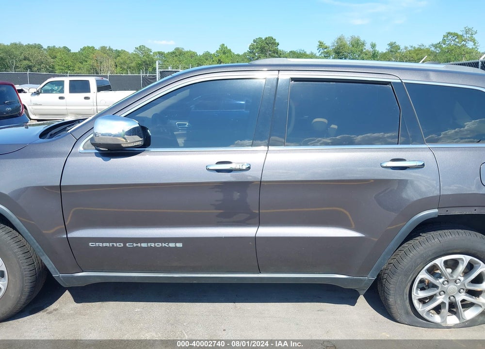 2016 JEEP GRAND CHEROKEE LIMITED VIN: 1C4RJEBG6GC339429