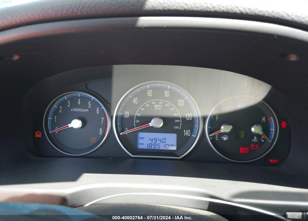 2009 HYUNDAI SANTA FE GLS VIN: 5NMSG13D39H298291