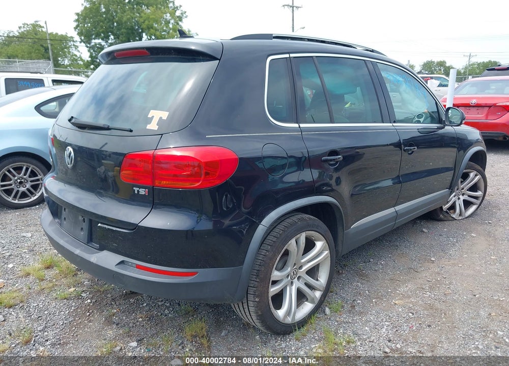 2016 VOLKSWAGEN TIGUAN SEL VIN: WVGAV7AX8GW553122