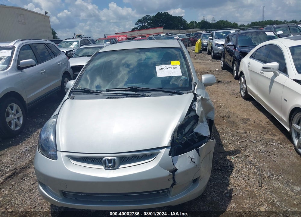 2007 HONDA FIT SPORT VIN: JHMGD38617S058662