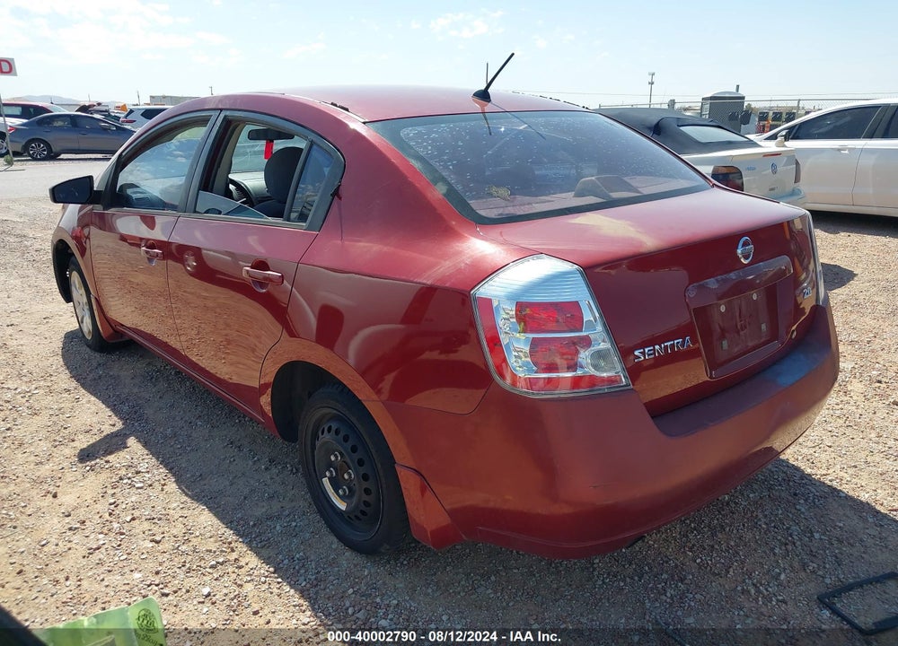 2007 NISSAN SENTRA 2.0 VIN: 3N1AB61E47L606316