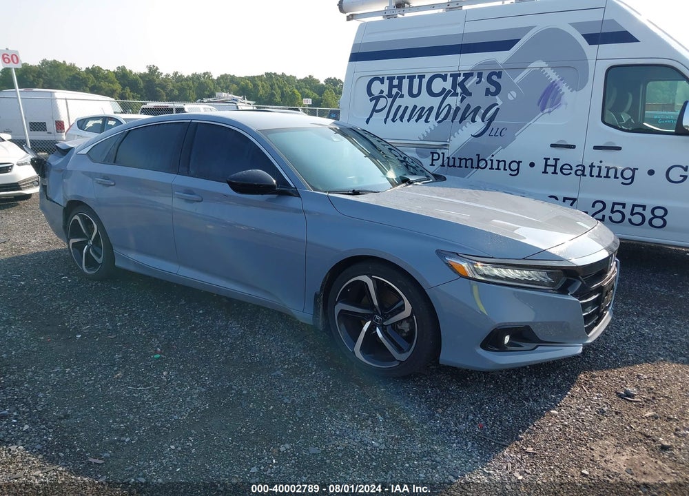 2022 HONDA ACCORD SPORT VIN: 1HGCV1F36NA097634