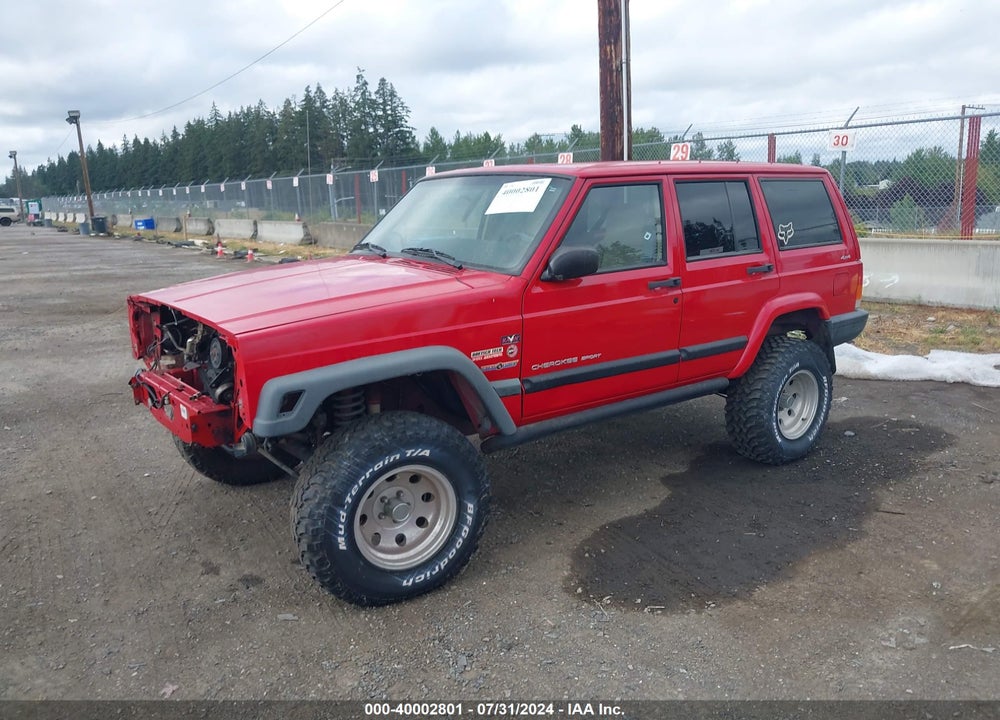 2001 JEEP CHEROKEE SPORT VIN: 1J4FF48S11L500376