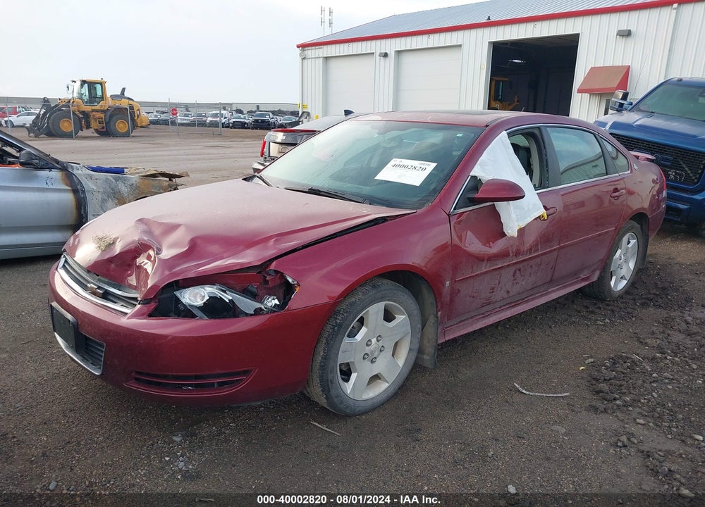 2008 CHEVROLET IMPALA LT VIN: 2G1WV58K281353363