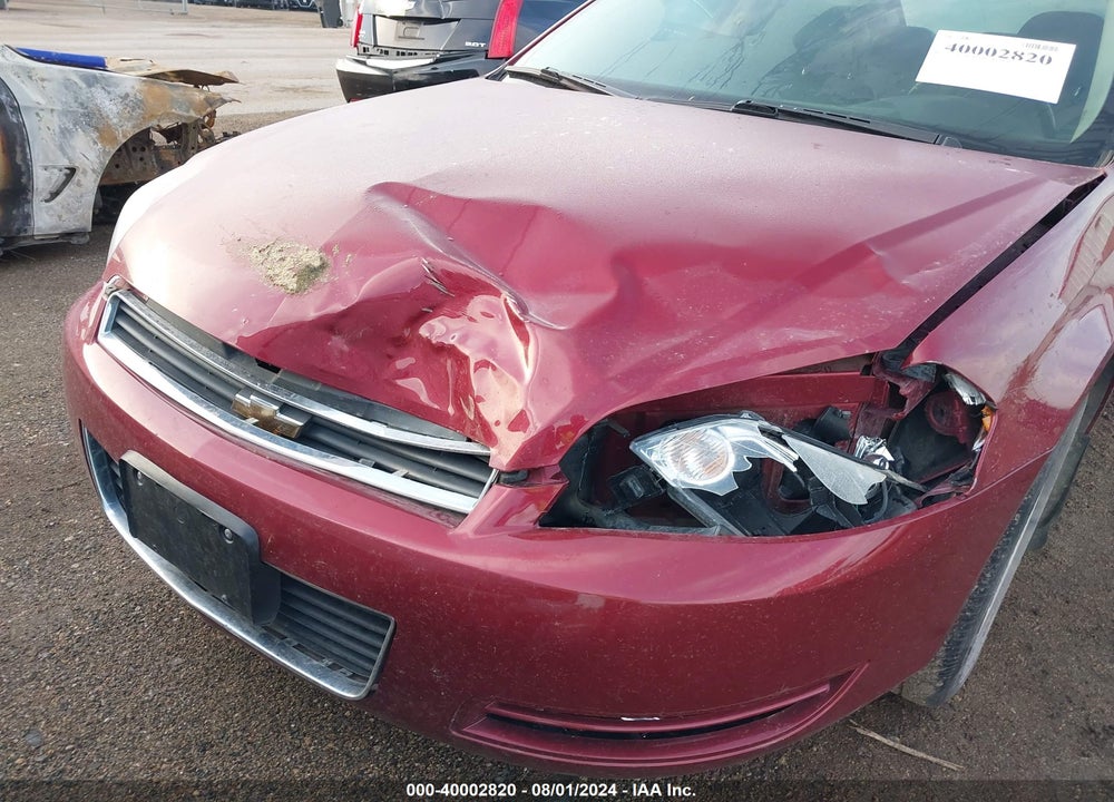 2008 CHEVROLET IMPALA LT VIN: 2G1WV58K281353363