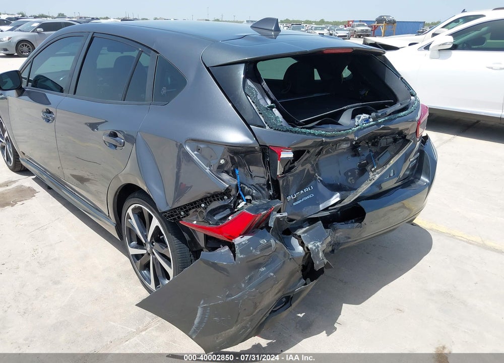 2022 SUBARU IMPREZA SPORT 5-DOOR VIN: 4S3GTAM6XN3718767