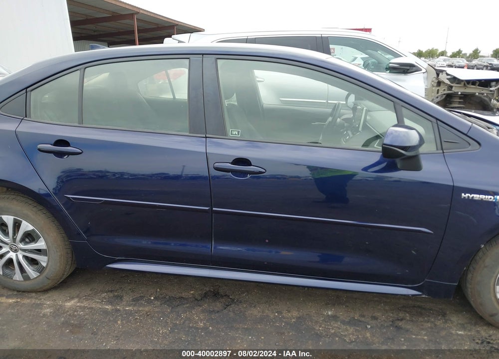 2021 TOYOTA COROLLA HYBRID LE VIN: JTDEAMDE8MJ007665