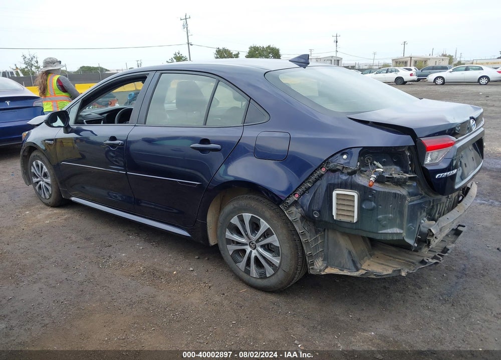 2021 TOYOTA COROLLA HYBRID LE VIN: JTDEAMDE8MJ007665